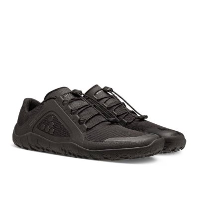 Vivobarefoot Men's Primus Trail II Firm Ground Vegan Shoes Black | Vivobarefoot VPI628703